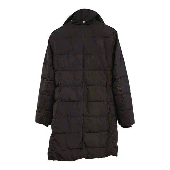 J. CREW Down Puffer Winter Coat Parka MSRP $298 Size Small Black - Picture 3 of 11